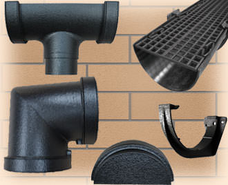 112mm Narrow Cast Iron Guttering